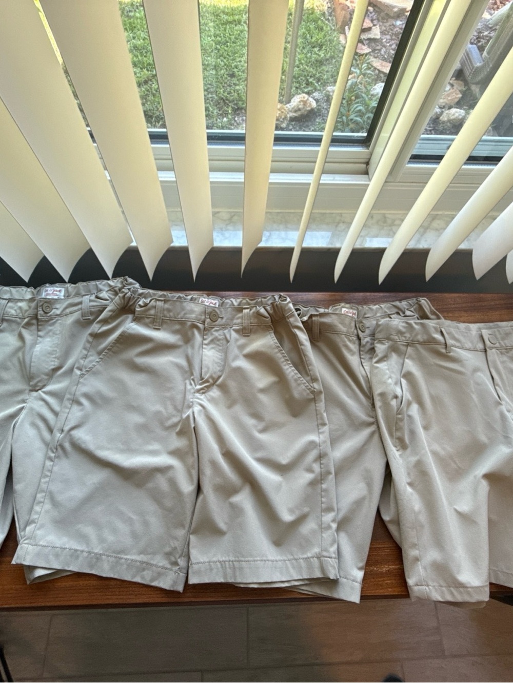Cat & Jack kids Khaki Flat-Front Shorts
